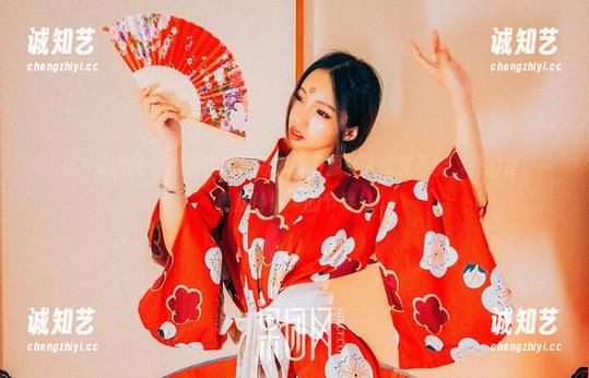 GIRLT果团网 - 周晓唯和服写真，资源让人欲罢不能，真的是‘一看就钟情’的节奏！