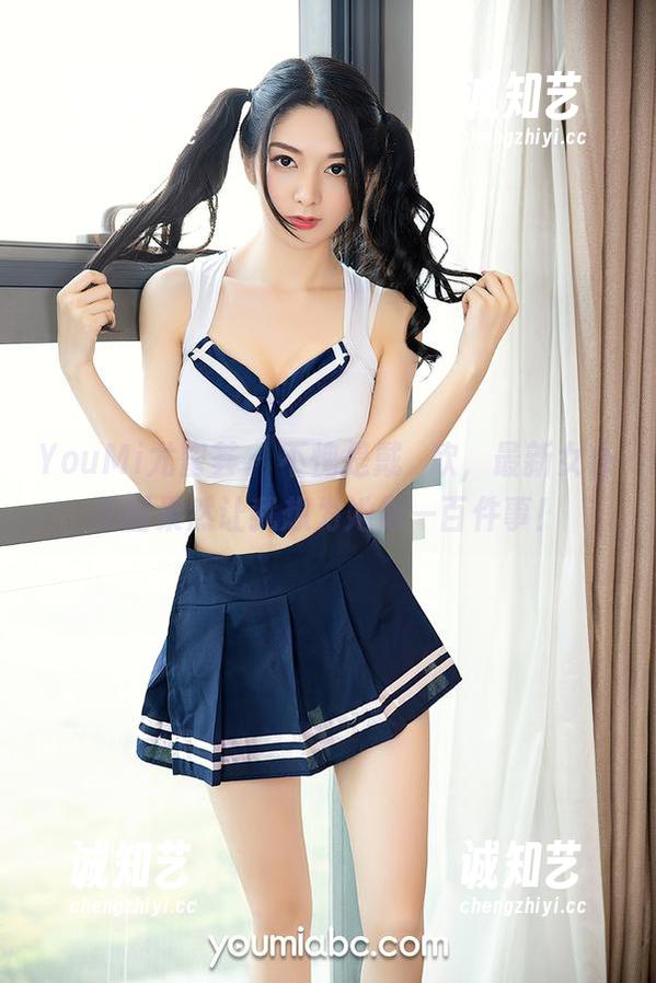 YouMi尤蜜荟 - 不愧是戴渃欣，最新女仆美图果然让我想为她做一百件事！