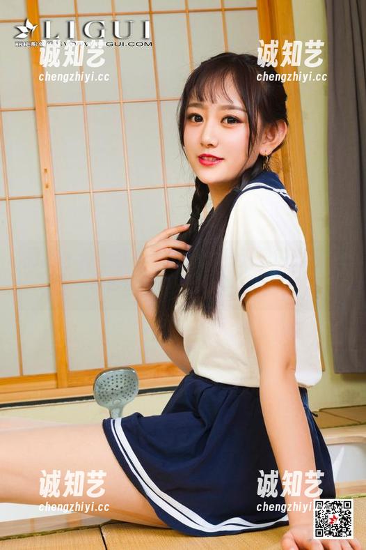 丽柜 - 冷得让你心动——和服里的语寒，免费美图给你意外惊喜！